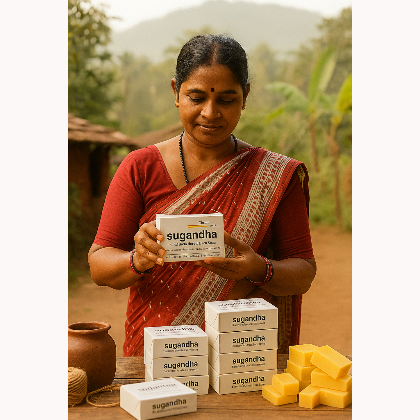 Sugandha Lemongrass Soap Pack Of 3