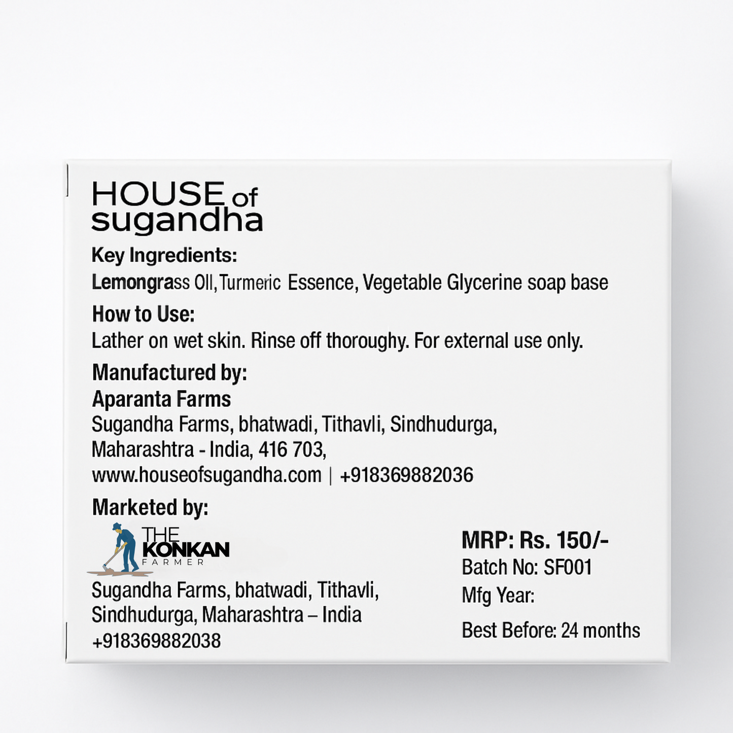 Sugandha Lemongrass Soap Pack Of 3