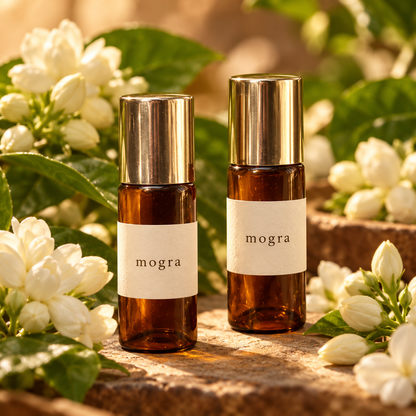 Sugandha Konkan Mogra Roll-On Perfume — Pack of 2 × 3 ml