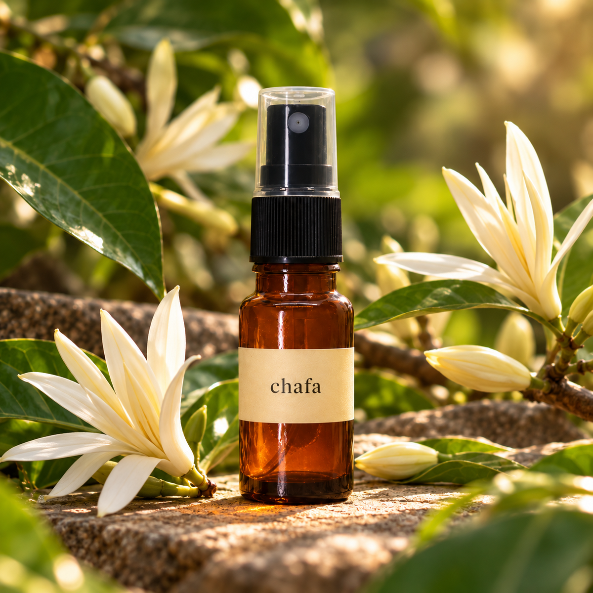 Sugandha Konkan Chafa — single 10 ml amber spray bottle with its signature botanical